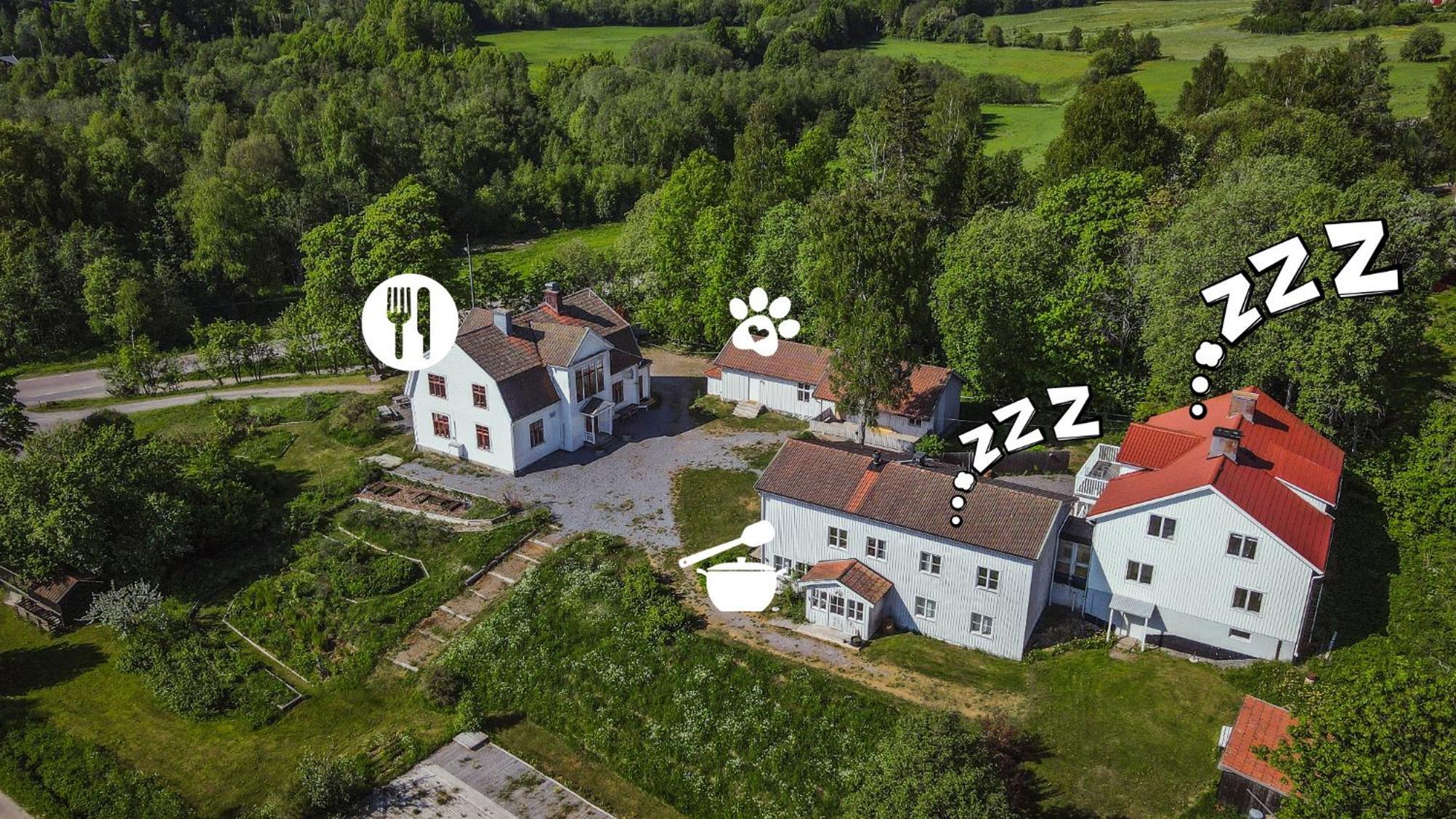 Sagverket Hoega Kusten Rö Buitenkant foto